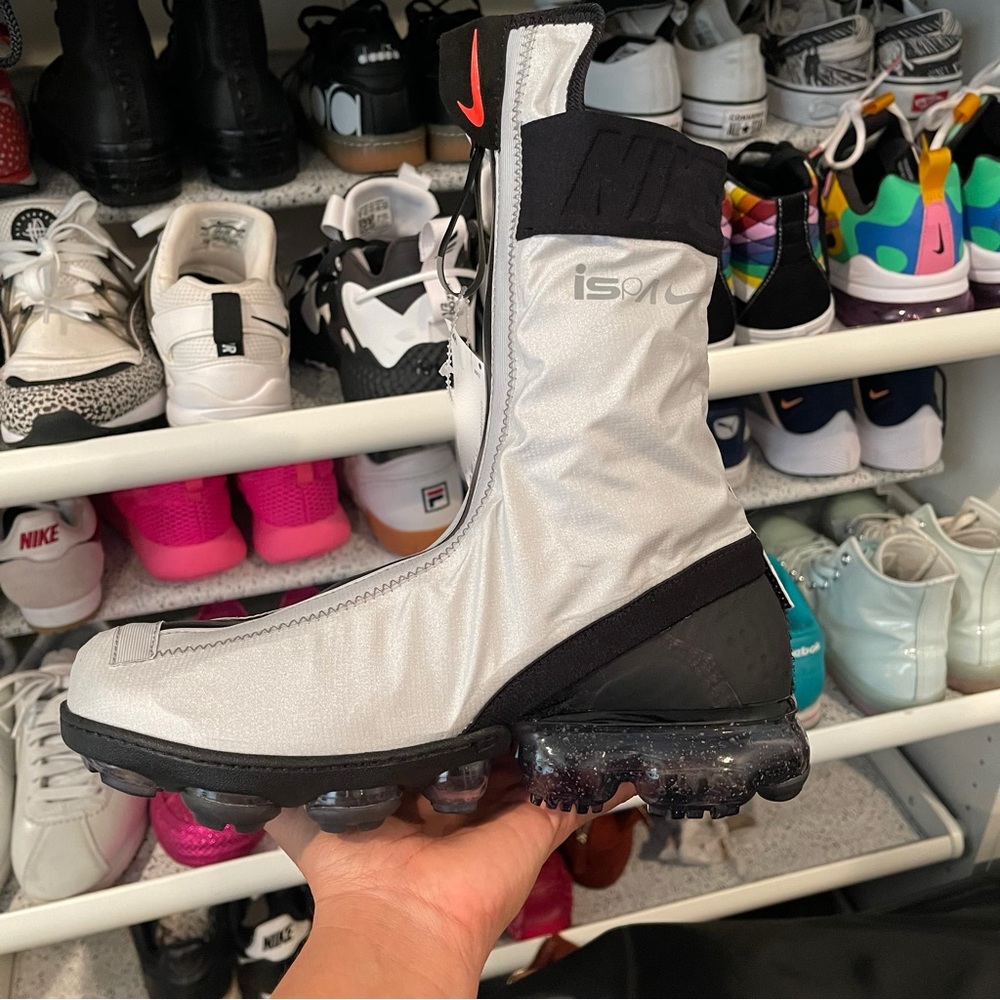 Air VaporMax Flyknit Gator ISPA 'Silver - Picture 2 of 15